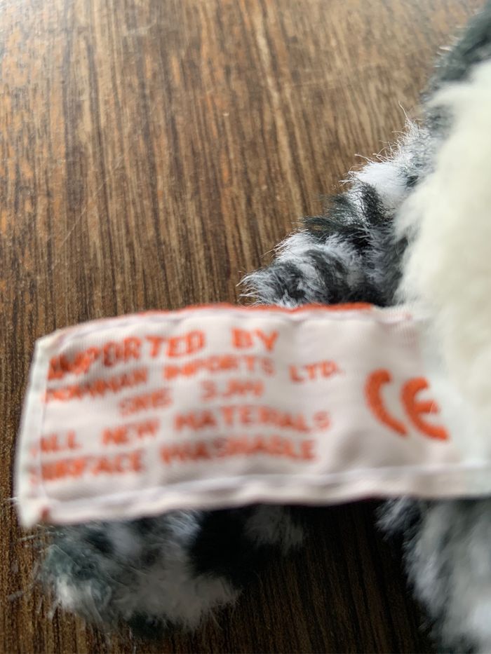 Peluche tigre blanc  parfait état - photo numéro 6