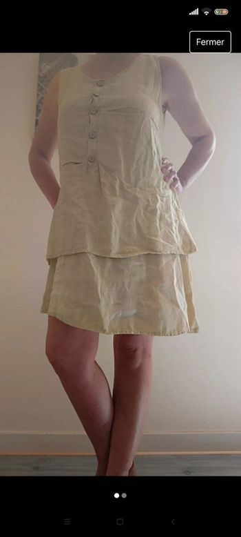 Robe été verte pomme t 42