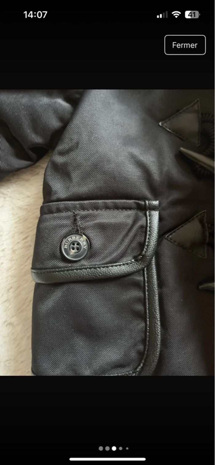 Duffle-coat baby Burberry 3mois - photo numéro 5