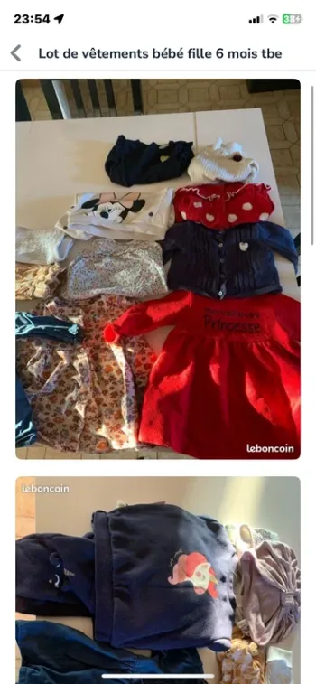 Lot de vêtements 6 fois fille hiver