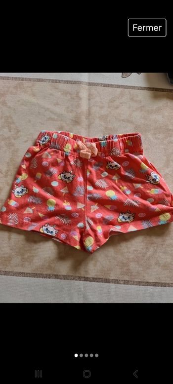 Short taille 12 mois