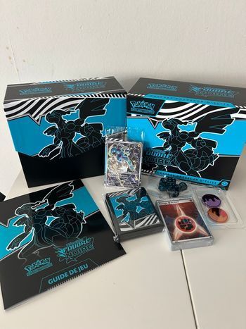 ETB Foudre Noire vide avec accessoires et promo
