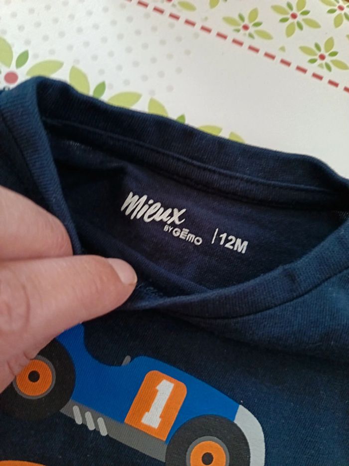 Ensemble haut Gémo bas Kiabi 12 mois - photo numéro 3