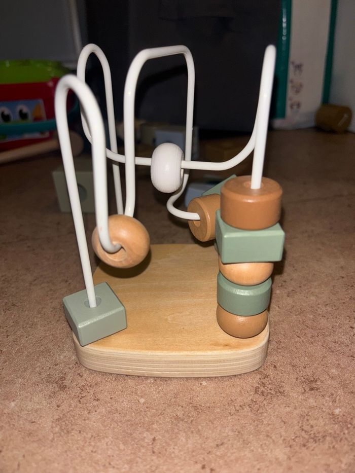 Jeu de bois à empiler + boulier - photo numéro 2