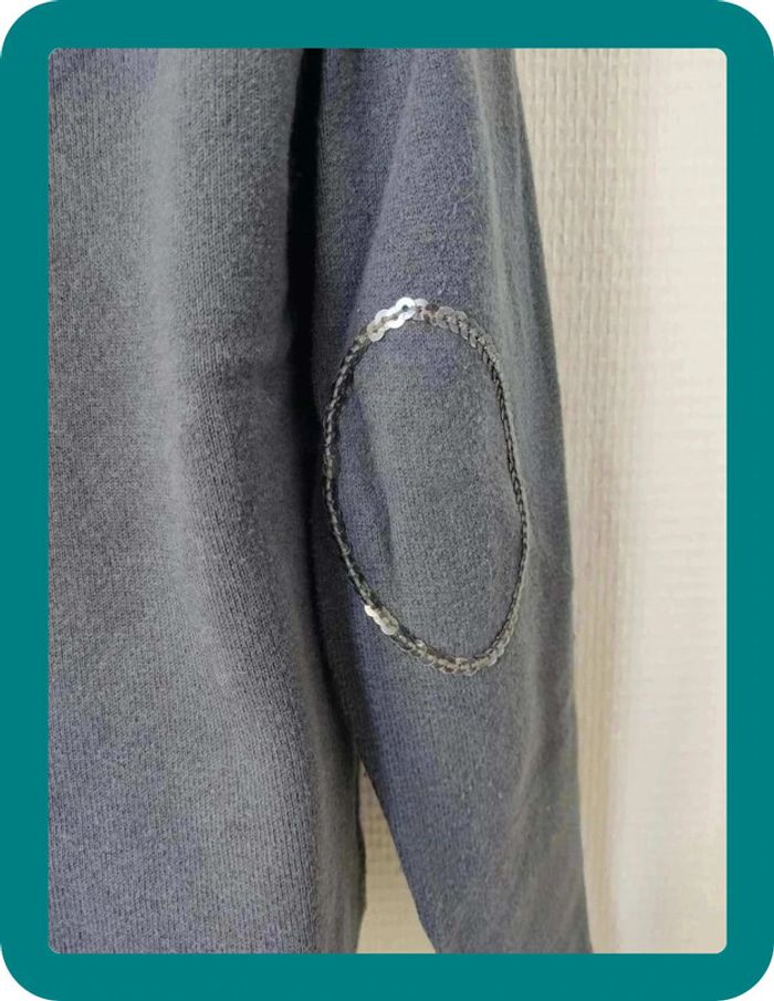 Gilet gris 8 ans tao fille - photo numéro 4