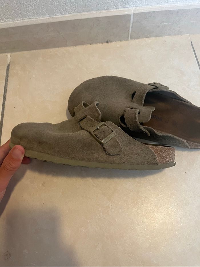 Birkenstock Boston taille 40 verte kaki - photo numéro 7