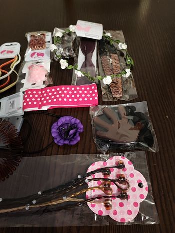 Lot d'accessoires cheveux pour fille