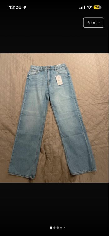 Jeu bleu clair straight taille 42 Bershka neuf avec étiquette