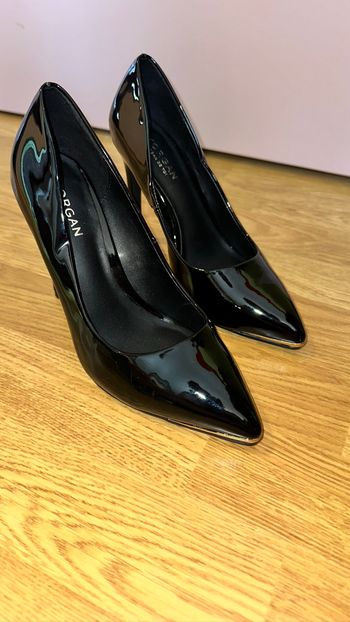 Escarpins noirs vernis Morgan taille 36 – élégants et intemporels