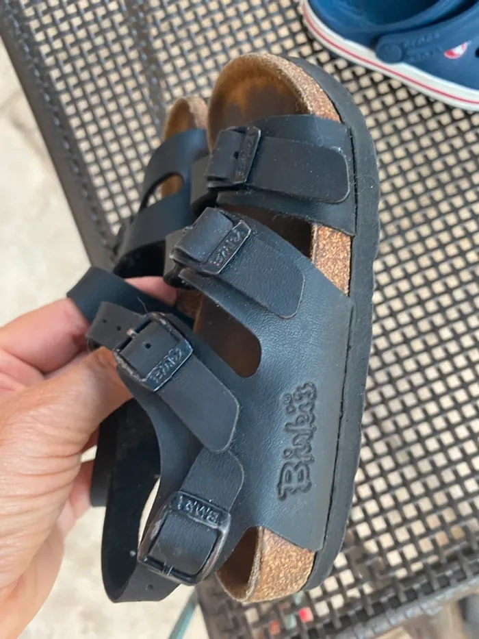 Sandales birkenstock garçon noir 27 - photo numéro 9
