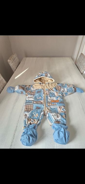 Combinaison manteau bébé fille 6 mois 