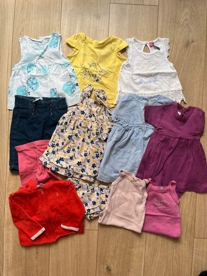 Lot vêtements fille 6 mois TBE