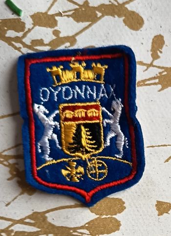 Écusson / blason à coudre ville de Oyonax