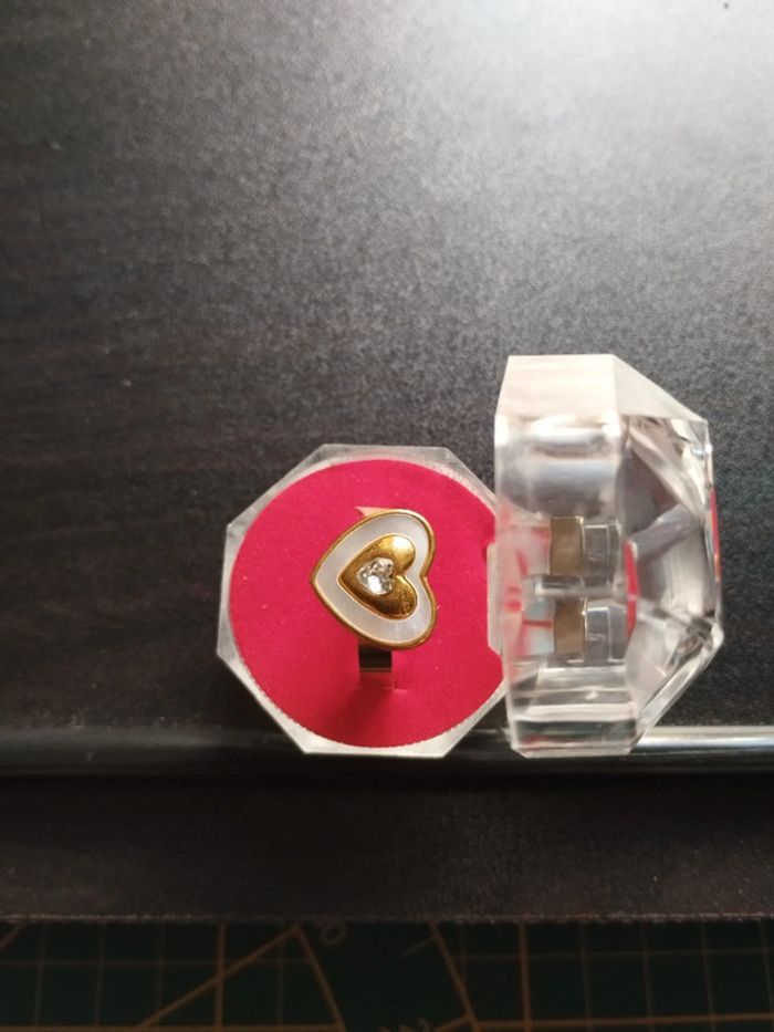 Bague vintage coeur avec coffret cadeau - photo numéro 2