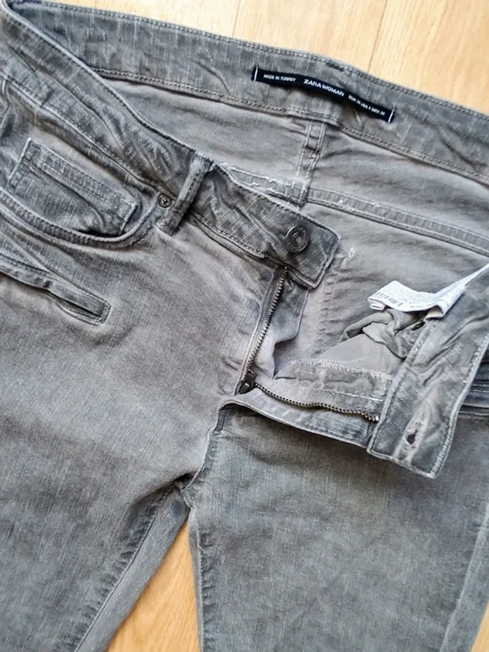Jean Skinny effet vieilli - photo numéro 6
