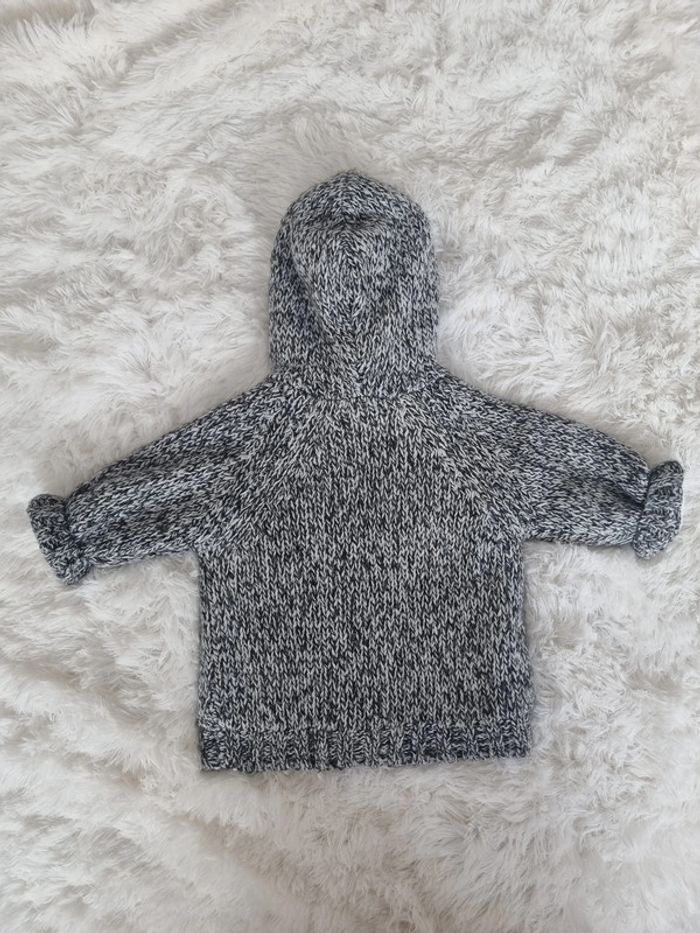 Veste grise tricot Marèse 6 mois - photo numéro 5