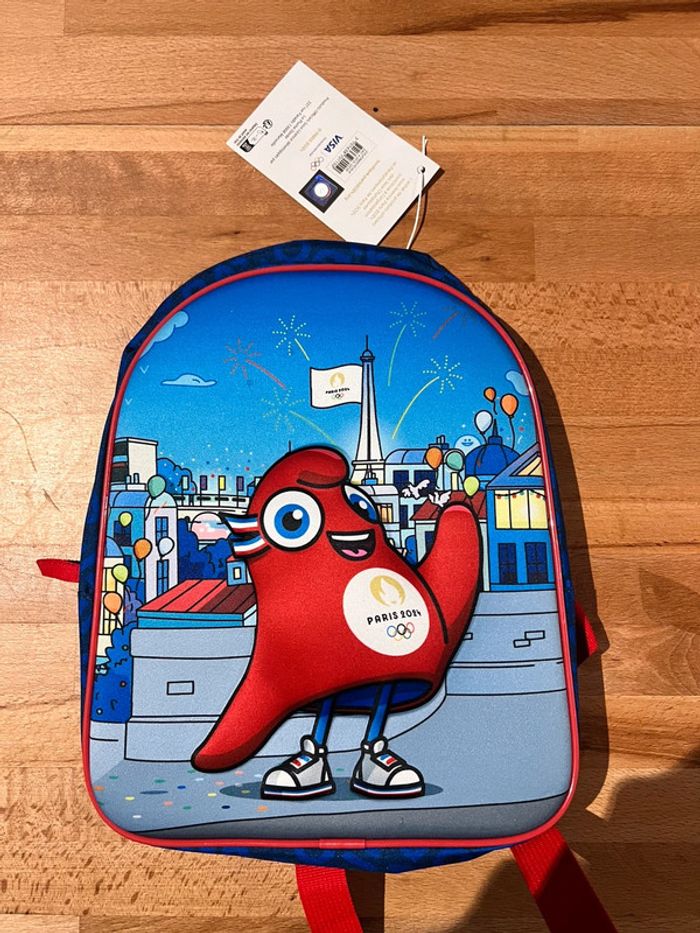 Sac à dos phryge olympique en relief mascotte JO Paris 2024 - photo numéro 5