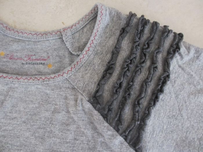 T-shirt gris manches 3/4 fille Orchestra - 10 ans - photo numéro 3