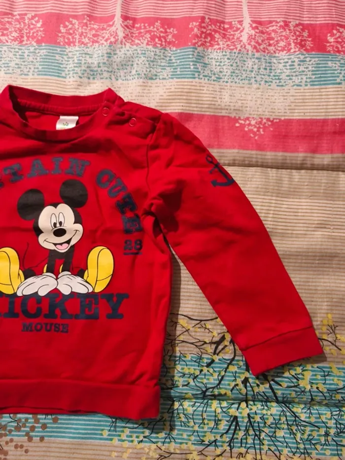 Sweat shirt Disney Mickey 2 ans - photo numéro 3