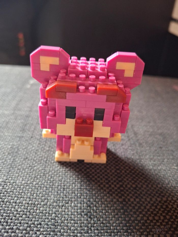Mini lego nounours rose - photo numéro 3
