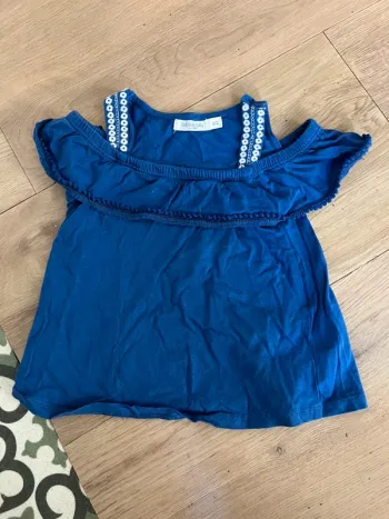 Haut 9/12 mois bleu