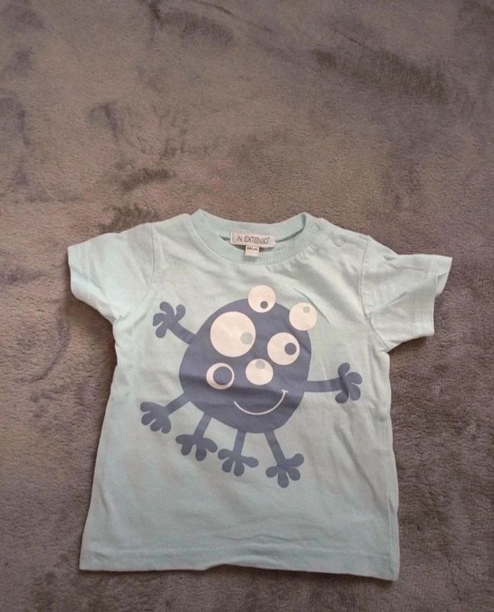 Lot de 3 tee shirt manches courtes 6 mois - photo numéro 3