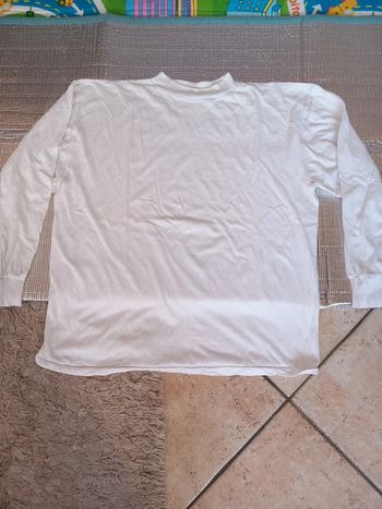 😴pull coton blanc T40