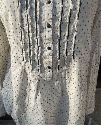 Blouse blanche à pois - Maison Scotch 