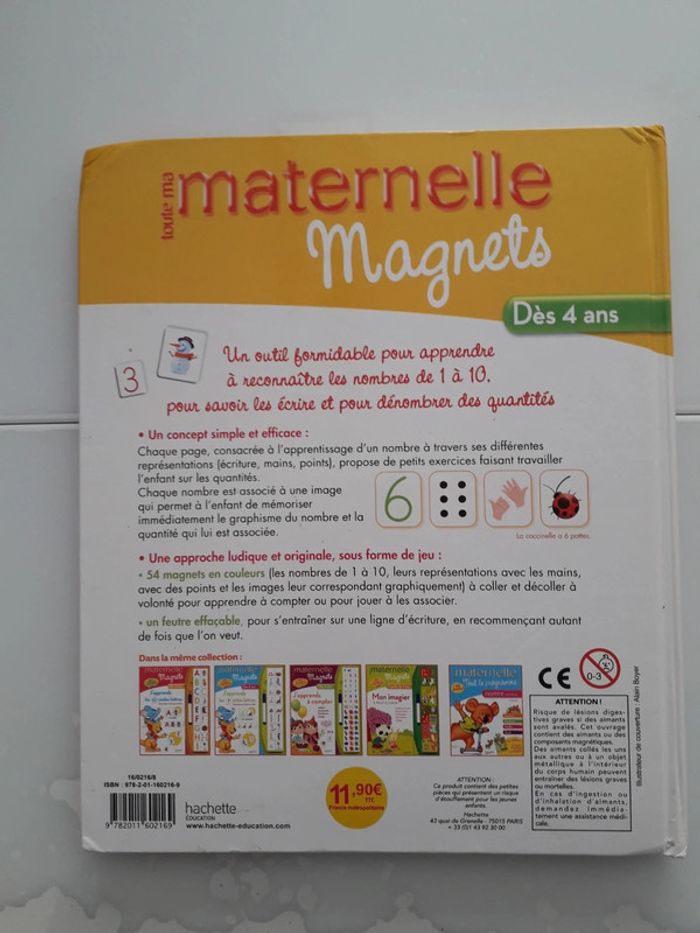 Livre ardoise j'apprends les nombres - photo numéro 2