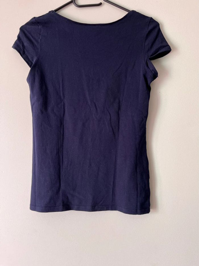 T shirt bleu marine - photo numéro 3