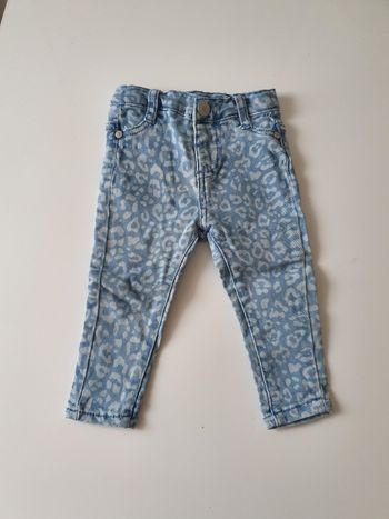 Jean léopard 9-12 mois