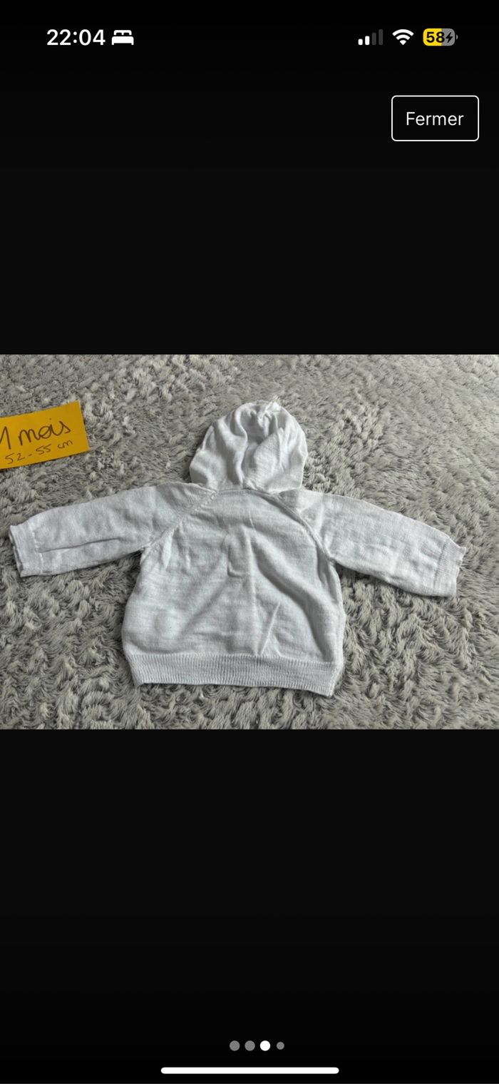 Gilet fin 1 mois - photo numéro 3