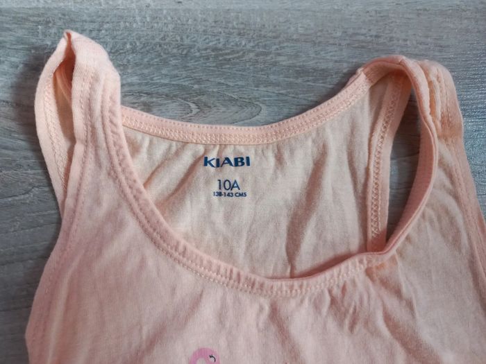 Lot 2 débardeurs 'kiabi' 10 ans - photo numéro 4