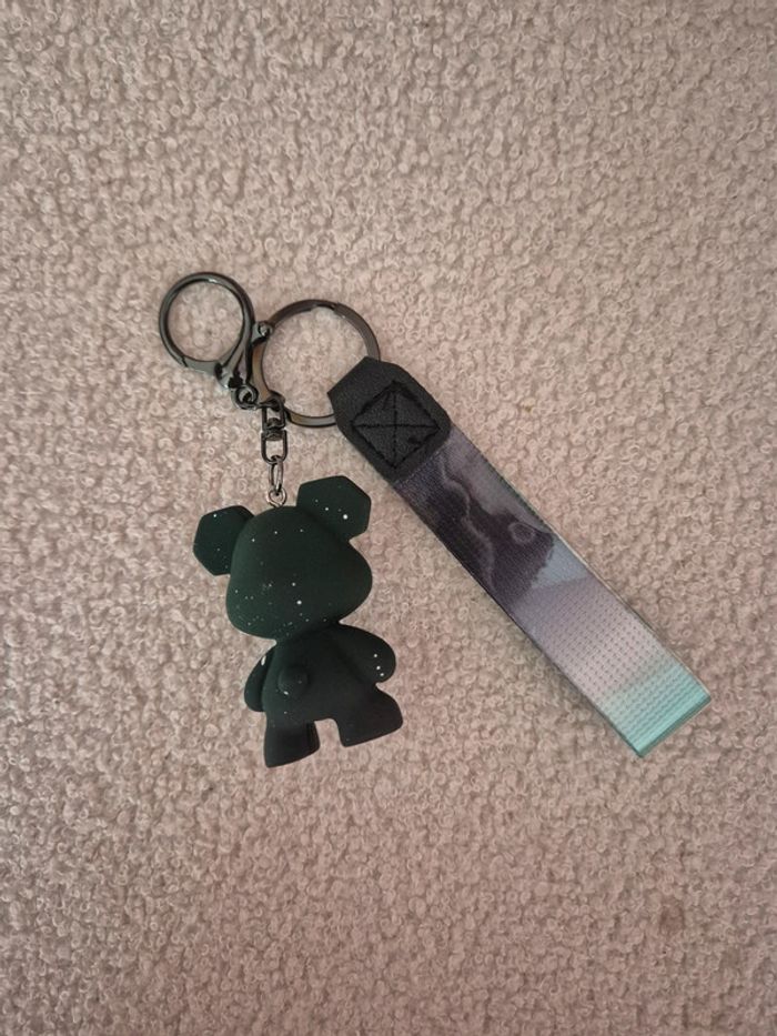 Porte-clé ours vert - photo numéro 4