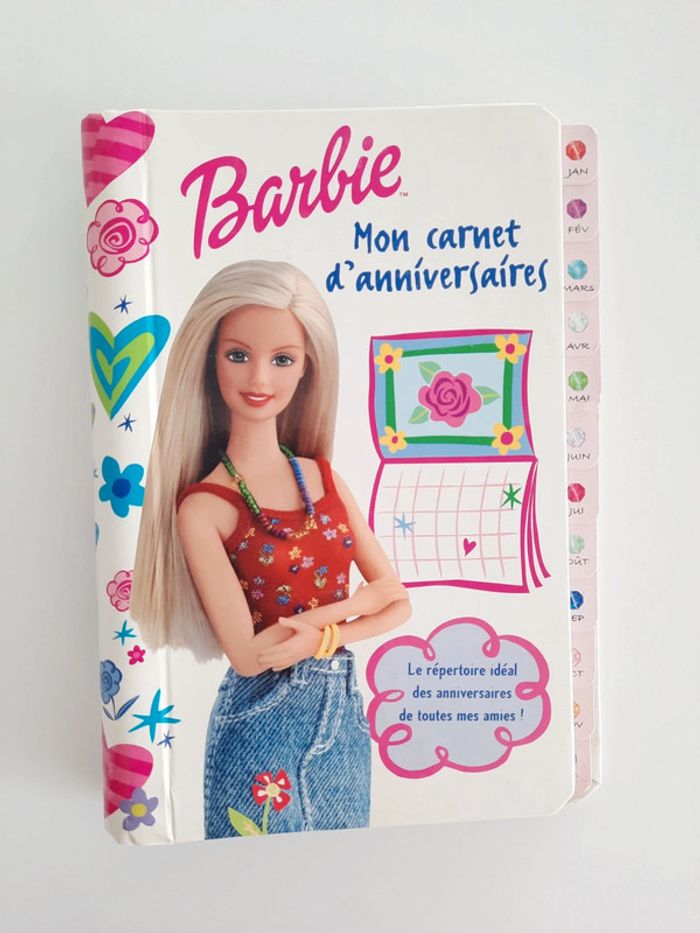 Carnet d'anniversaire Barbie #lora11livreenfant