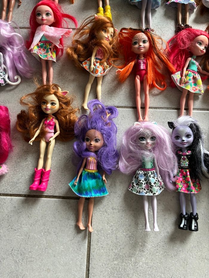 Lot 20 poupées enchantimals - photo numéro 5