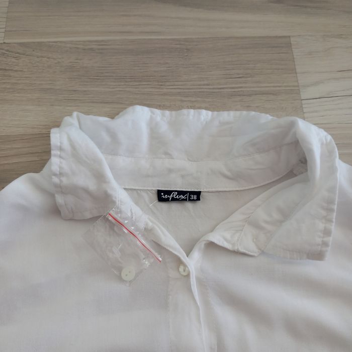 Chemise femme blanche imprimée à fleur au dos Influx taille 38 - photo numéro 2