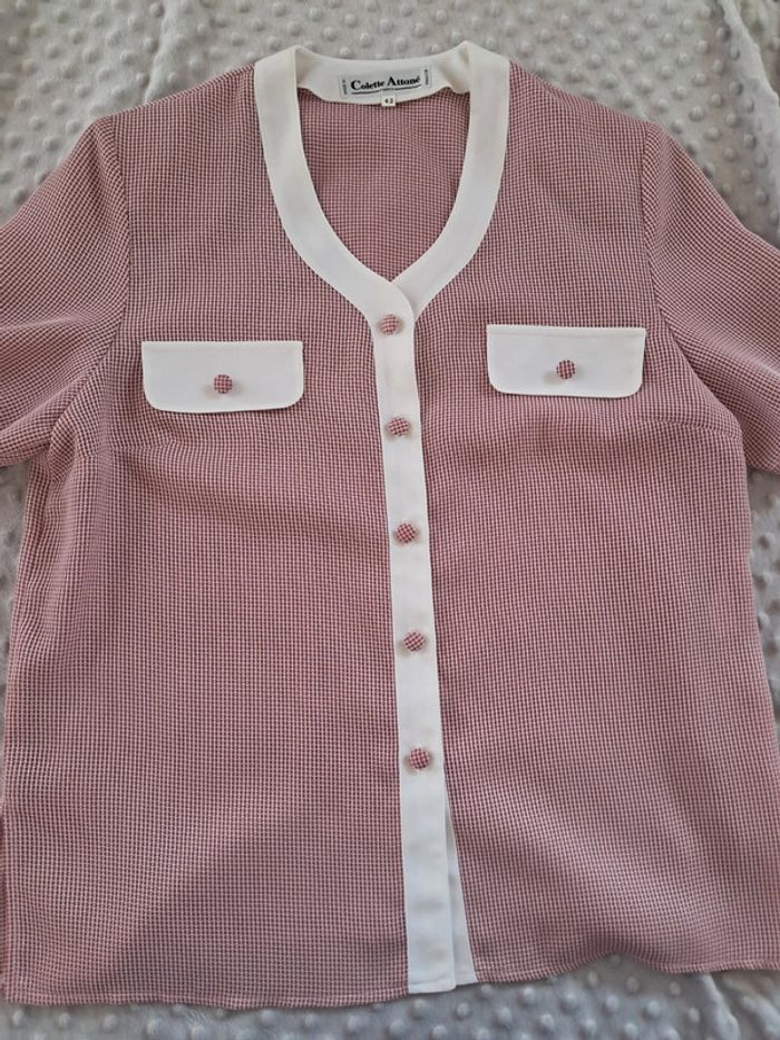 Blouse vintage Colette Attané taille 42