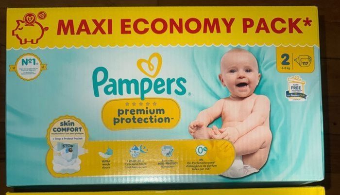 Lot de 3 Cartons Pampers Maxi Economy Pack  taille 2/3/4/4+/5/6/7/8 - photo numéro 2
