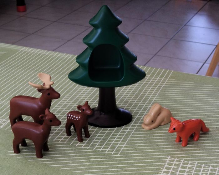 Playmobil 123 animaux  de la forêt