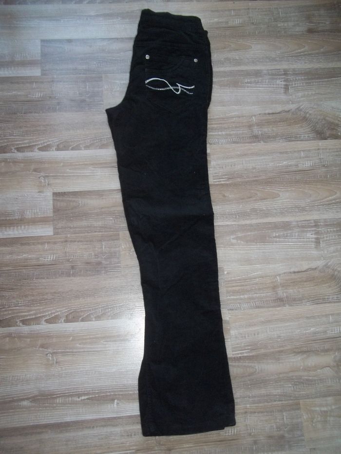 Pantalon velours noir Here&There 152 cm (Pant4) - photo numéro 6