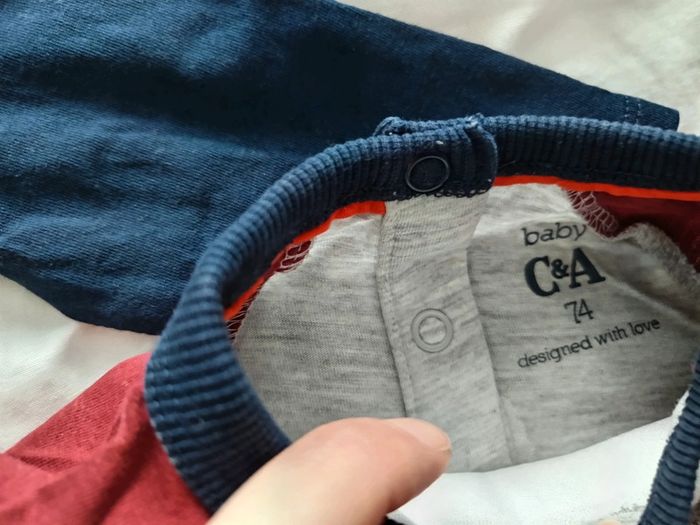 Lot 2 t shirt c&a 9m tbe - photo numéro 2