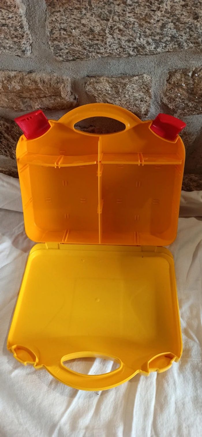 Valisette de rangement jaune pour briques lego - photo numéro 8