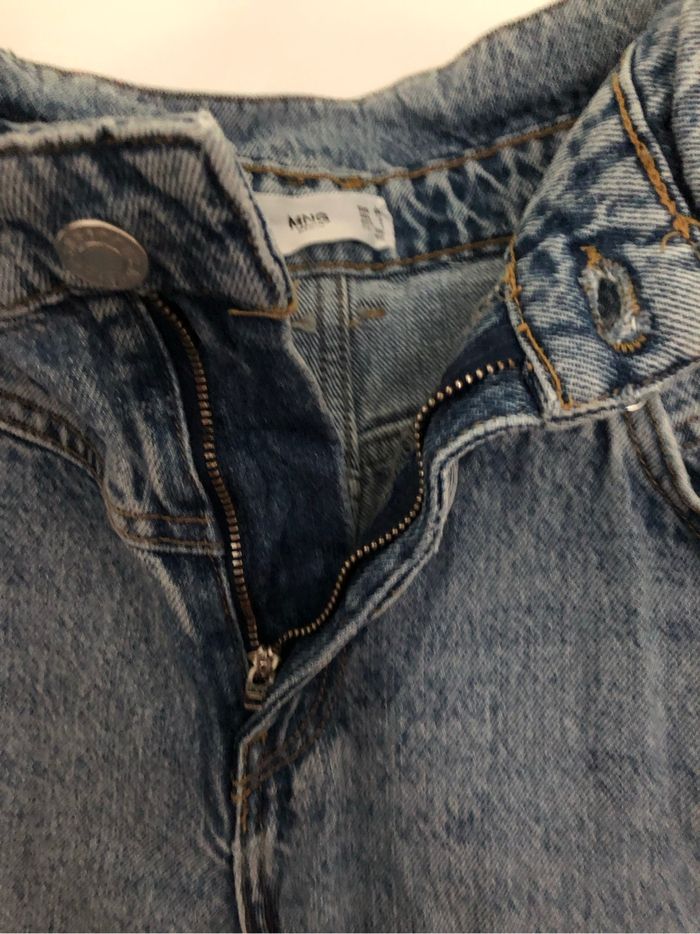 Jeans clair taille haute coupe droite Mango 34 - photo numéro 4