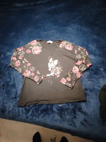 Tee shirt femme manches longues Minnie Disneyland Paris taille L tbe