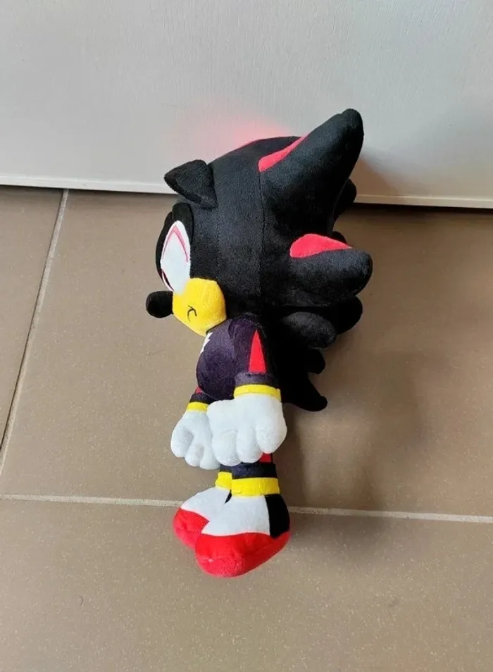 Grande peluche Sonic ( Shadow ) - 30cm - photo numéro 2