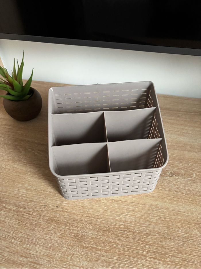 Organiser ou rangé couvert gifi gris