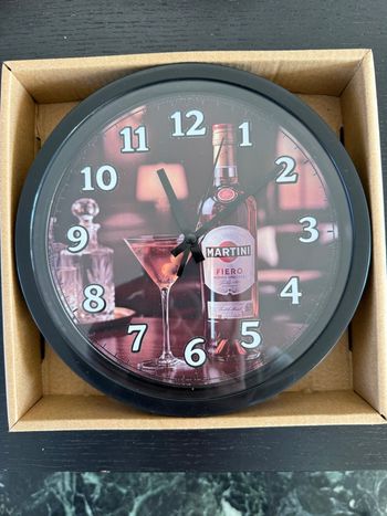 Horloge murale martini  20cm