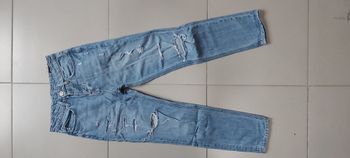 Jeans straight troué 34