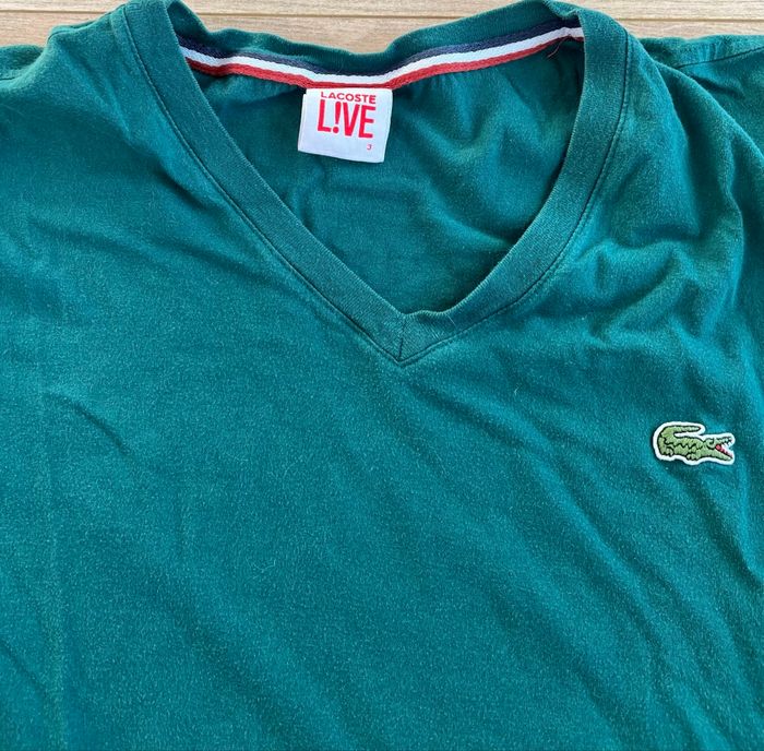 T-shirt col V Lacoste - photo numéro 3